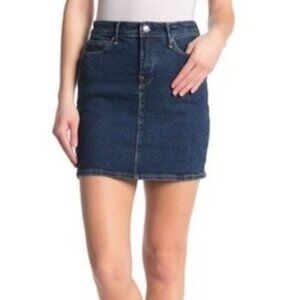 Good American The Denim Mini Skirt Sz 6/28